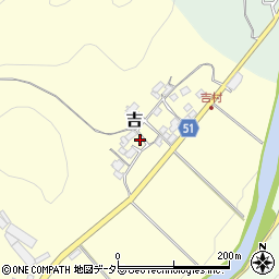 岡山県美作市吉166周辺の地図