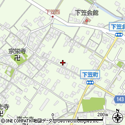 滋賀県草津市下笠町1002周辺の地図