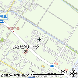 滋賀県草津市下笠町512周辺の地図