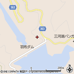 愛知県豊田市羽布町鬼ノ平周辺の地図