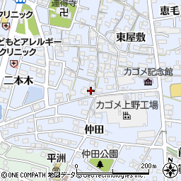 愛知県東海市荒尾町西屋敷1周辺の地図