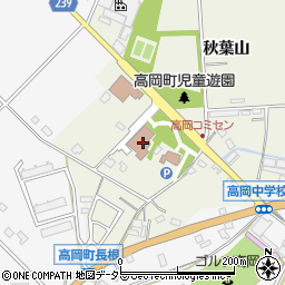 豊田市高岡コミュニティセンター周辺の地図