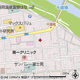 静岡県伊豆の国市古奈周辺の地図