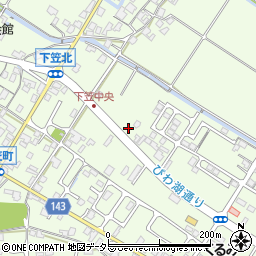 滋賀県草津市下笠町547周辺の地図