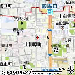 京都府京都市上京区上柳原町97-1周辺の地図