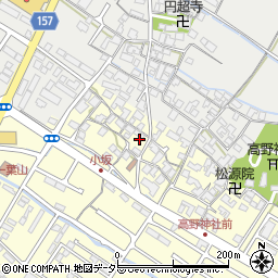 滋賀県栗東市高野690周辺の地図