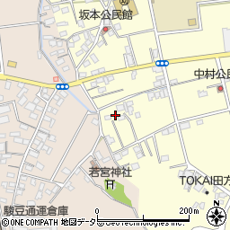 静岡県伊豆の国市中654周辺の地図