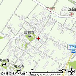 滋賀県草津市下笠町1381周辺の地図