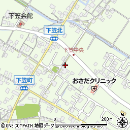 滋賀県草津市下笠町594周辺の地図