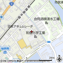 静岡県静岡市清水区袖師町周辺の地図