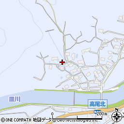 岡山県津山市高尾831周辺の地図