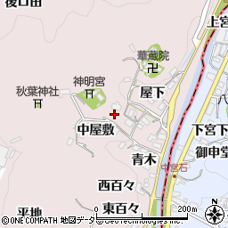 愛知県豊田市桂野町中屋敷34周辺の地図