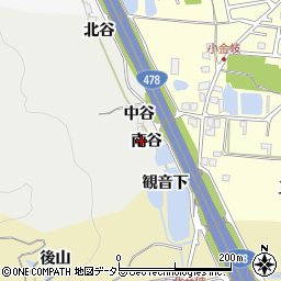 京都縦貫自動車道（京都丹波道路）周辺の地図