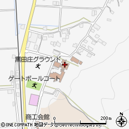 黒田庄福祉センター周辺の地図