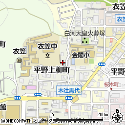 京都市衣笠老人デイサービスセンター周辺の地図