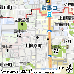 京都府京都市上京区上柳原町94-2周辺の地図