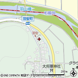 兵庫県西脇市羽安町200周辺の地図