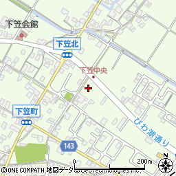 滋賀県草津市下笠町590周辺の地図