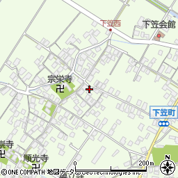 滋賀県草津市下笠町1376周辺の地図