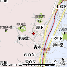 愛知県豊田市桂野町中屋敷42周辺の地図