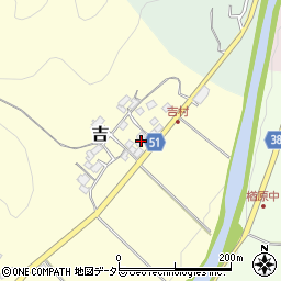 岡山県美作市吉159周辺の地図