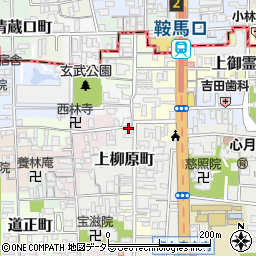 京都府京都市上京区上柳原町91周辺の地図