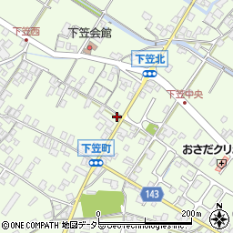 滋賀県草津市下笠町1060-12周辺の地図