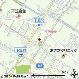 滋賀県草津市下笠町579周辺の地図