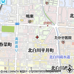 京都府京都市左京区田中東高原町1周辺の地図