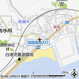 千葉県南房総市和田町白渚17-1周辺の地図
