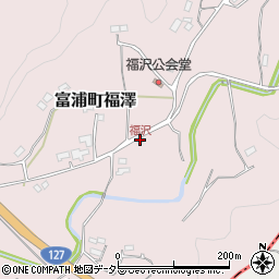 福沢周辺の地図