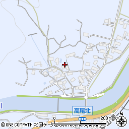 岡山県津山市高尾894周辺の地図