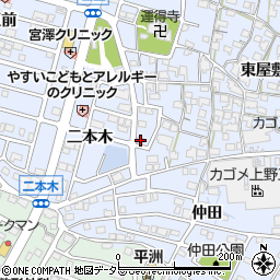 愛知県東海市荒尾町西屋敷139周辺の地図