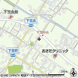 滋賀県草津市下笠町593周辺の地図