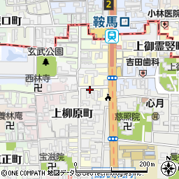 京都府京都市上京区上柳原町433周辺の地図