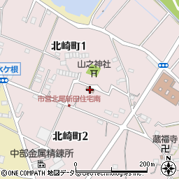 北尾新田集会場周辺の地図