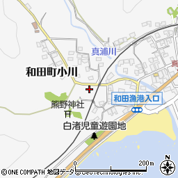 千葉県南房総市和田町白渚57-1周辺の地図