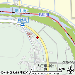 兵庫県西脇市羽安町188周辺の地図