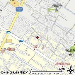 滋賀県栗東市高野707-2周辺の地図