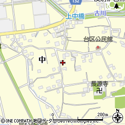 静岡県伊豆の国市中407周辺の地図