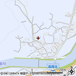岡山県津山市高尾1210周辺の地図