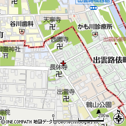 京都府京都市上京区高徳寺町周辺の地図