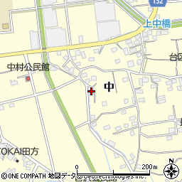 静岡県伊豆の国市中601周辺の地図