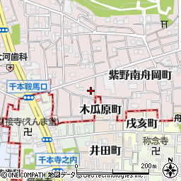 京都府京都市北区紫野南舟岡町13周辺の地図