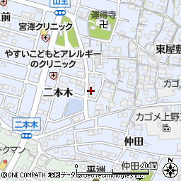 愛知県東海市荒尾町西屋敷140周辺の地図