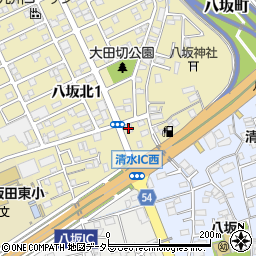 株式会社アック　静岡出張所周辺の地図
