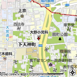 京都府京都市上京区上天神町638周辺の地図