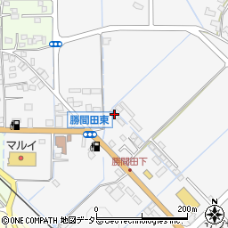 岡山県勝田郡勝央町岡64周辺の地図