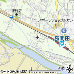 岡山県勝田郡勝央町勝間田734周辺の地図