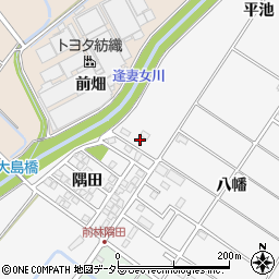 愛知県豊田市前林町平地周辺の地図